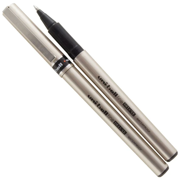 Uni-Ball Ub-177 Roller Kalem Deluxe Bilye Uç 0.7 Mm Siyah (12 Li Kutu) ürün görseli 1