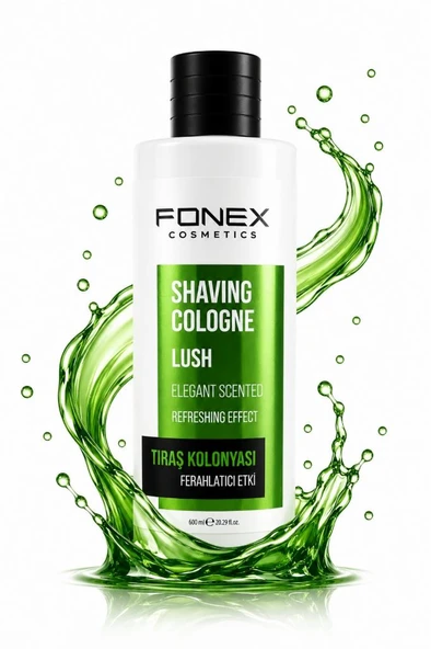 Fonex Ferahlatıcı Tıraş Kolonyası 600 ml Lush Yeşil ürün görseli 1