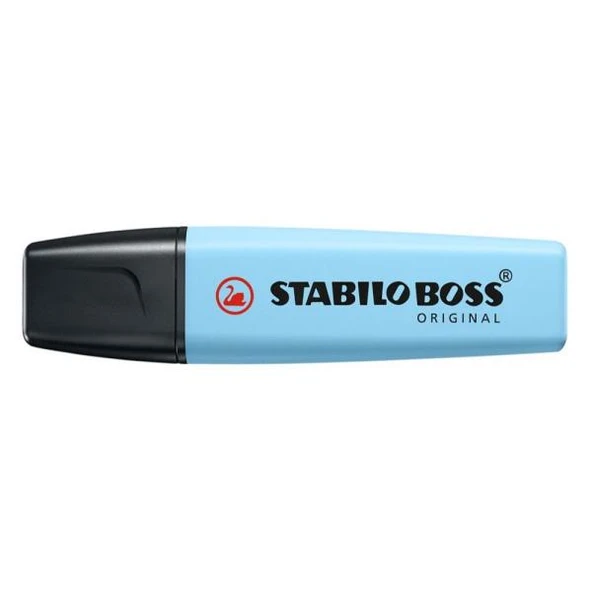 Stabilo Fosforlu Kalem (İşaret Kalemi) Boss Original 2-5 Mm Kesik Uç Pastel - Esintili Mavi 70/112 (10 Lu Paket) ürün görseli 1