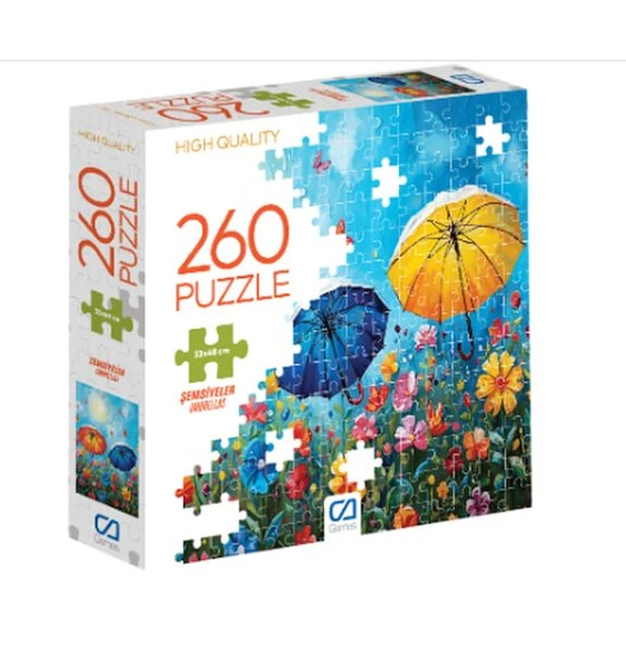 Şemsiyeler Puzzle 260 ürün görseli 1