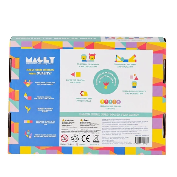 MGL-72 72 PCS MANYETİK BLOK - Resim 2