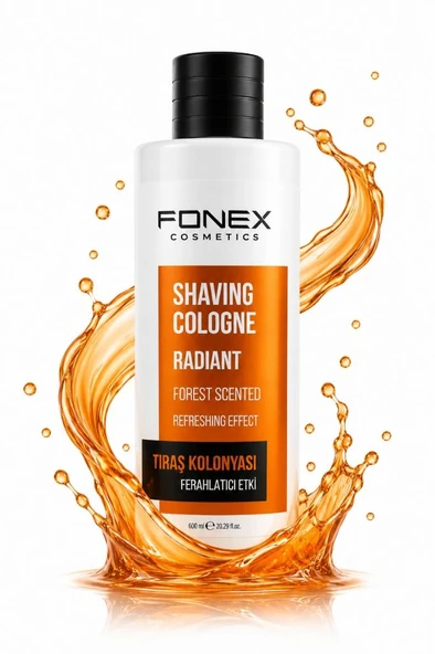 Fonex Ferahlatıcı Tıraş Kolonyası 600 ml Radiant Turuncu ürün görseli 1