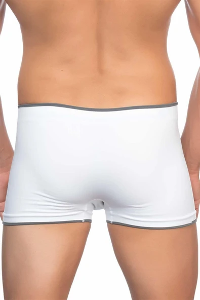 Beyaz MI Emay 2103 Soft Erkek Boxer - Resim 3