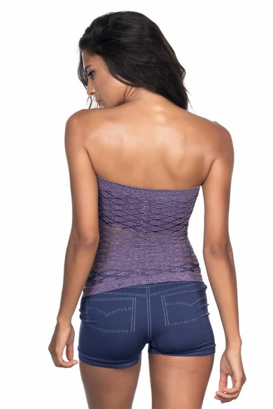 Mor MI Emay 5034 Büstiyer Atlet Korse - Resim 2