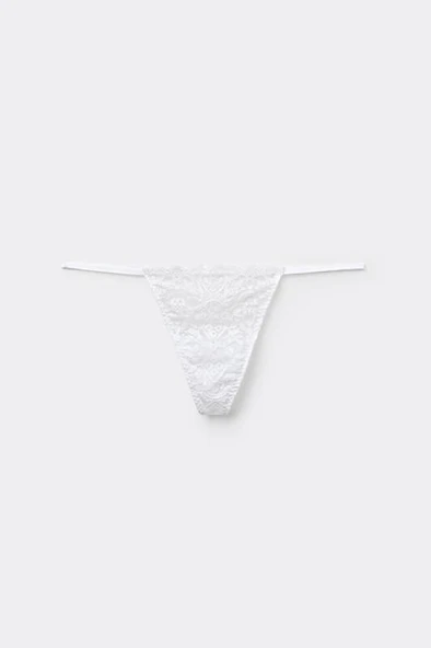 Transparan Dantel Tanga Külot V6500 - Resim 3