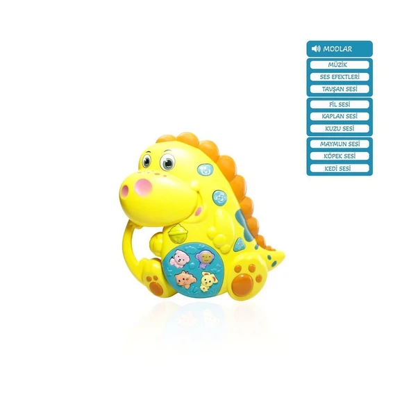 JLG-855-76A IŞIKLI VE MÜZİKLİ DİNAZOR BEBEK ürün görseli 1