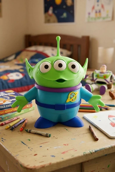Küçük Yeşil Adam Uzaylı Figürü Toy Story - Oyuncak Hikayesi ürün görseli 1