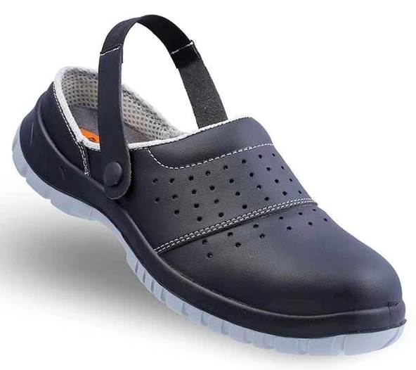Mekap Slipper 210-03 S1 Siyah Sandalet Çelik Burun Jeriko Taban ürün görseli 1