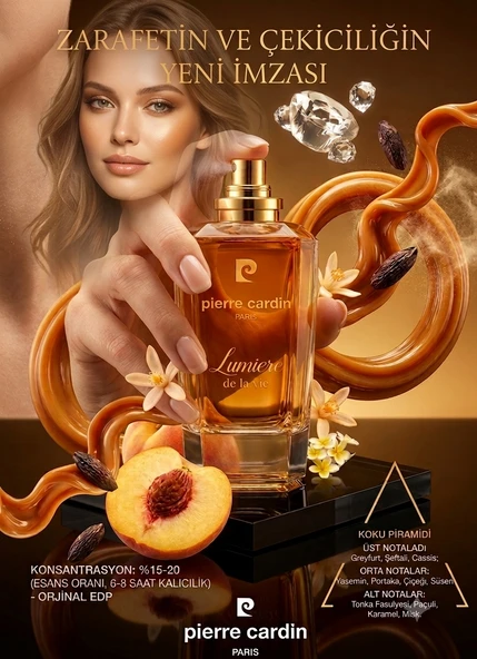 Pierre Cardin Lumiere de la Vie EDP 50 ml Kadın Parfümü - Orijinal Kutulu ürün görseli 1