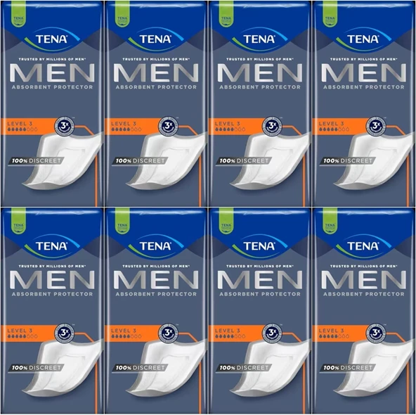 Tena Men Emici Koruma Level 3 Erkek Mesane Pedi 128 Adet ürün görseli 1