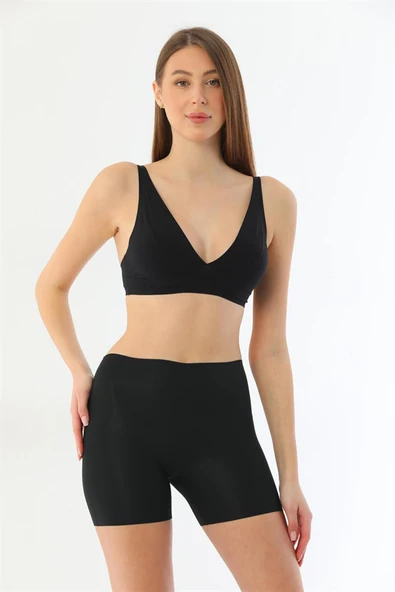 Siyah MI 2703 Lazer Kesim İz Yapmaz Hayalet Boxer ürün görseli 1