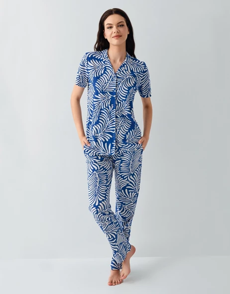 Arnetta 3607-S Kadın Gömlek Pijama Takım - Resim 2