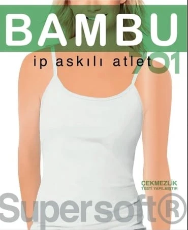 Star 701 Kadın  Bambu İp Askılı  Atlet ürün görseli 1