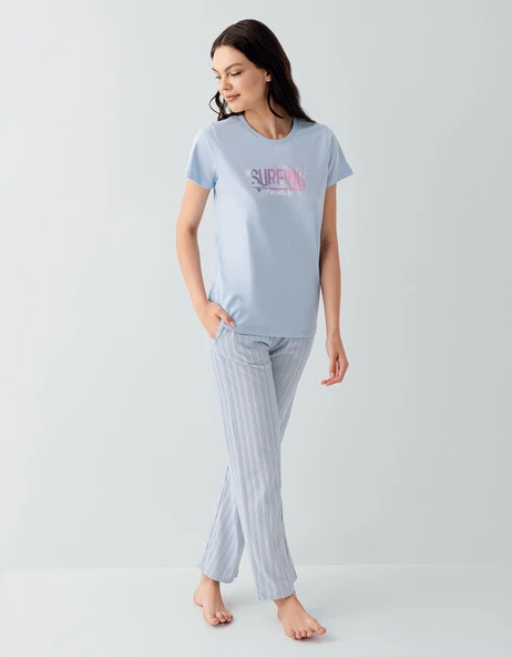 Arnetta 3598-S Kısa Kol Pijama Takımı - Resim 2