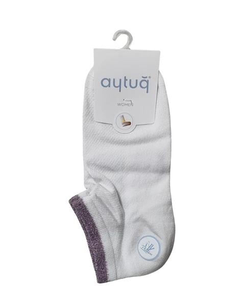 Aytuğ 34296 Kadın Bambu Patik Çorap - Resim 4