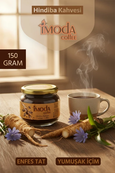 Hindiba Kahvesi 150 gr Cam Kavanoz – 60 Kullanımlık Granül Kahve, Yumuşak İçim ürün görseli 1