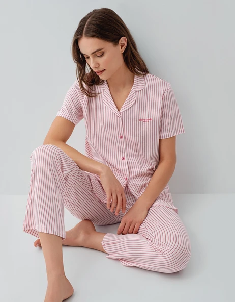 Pierre Cardin 9204-S Kadın Gömlek Pijama Takım ürün görseli 1