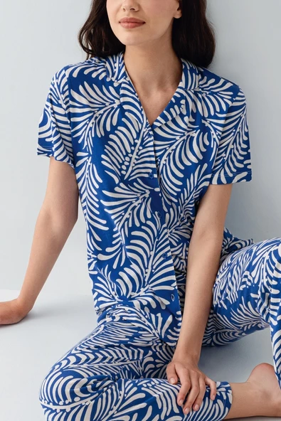 Arnetta 3607-S Kadın Gömlek Pijama Takım - Resim 3