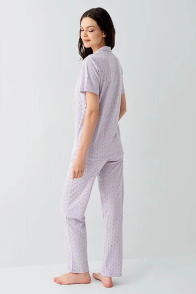 Arnetta 3552-S Kadın Gömlek Pijama Takım - Resim 4