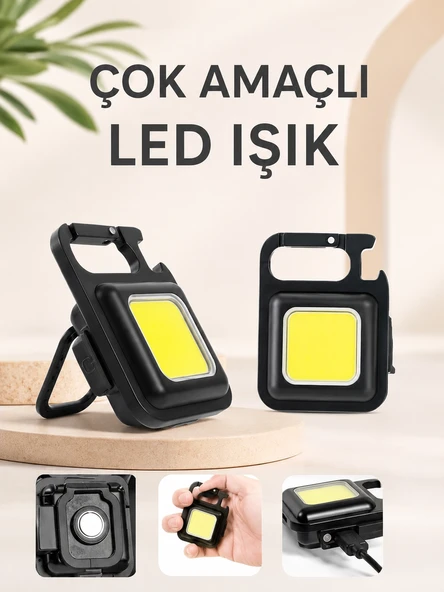 Led Işık Acil Durum Işığı Çok Fonksiyonlu Mıknatıs Özelliği ürün görseli 1