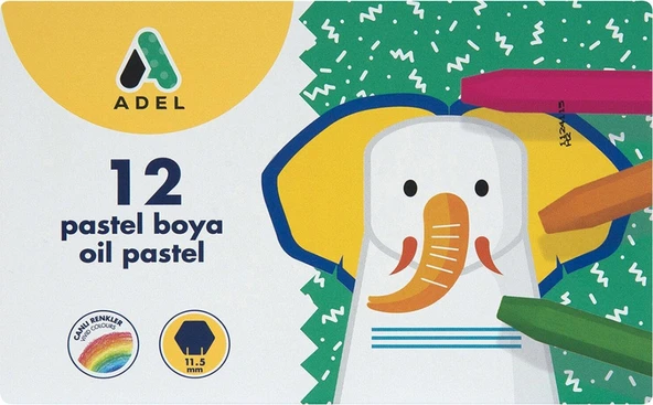 Adel Pastel Boya 12 Renk 2025 2280 000005 ürün görseli 1