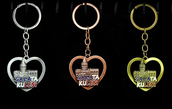Metal Galata Kulesi Anahtarlık Alk2209 ürün görseli 1