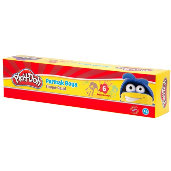 Play-Doh Parmak Boyası 30 ML 6 Renk PLAY-PR018 ürün görseli 1