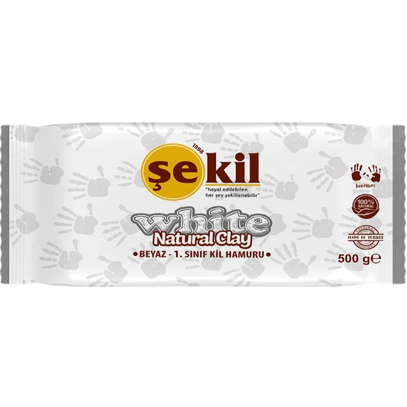 Şekil Seramik Hamuru 500 GR Beyaz VK500BYZ ürün görseli 1