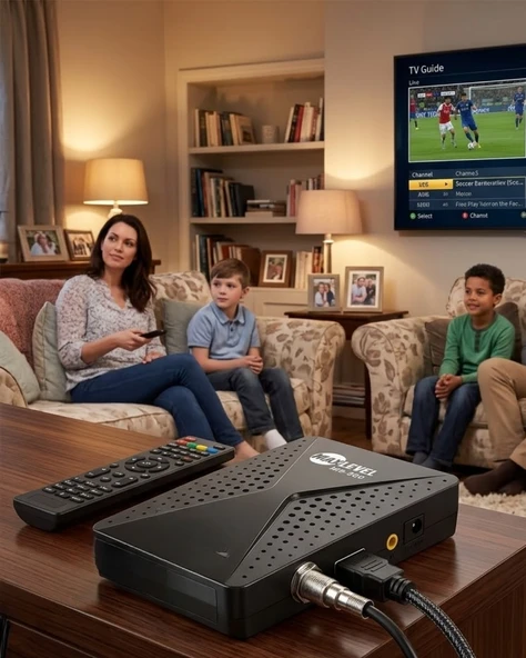 Full Hd Uydu Alıcı Usb Wifi Biss Epg Destekli ürün görseli 1