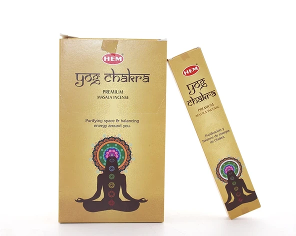 Hem Yog Chakra Masala Aromalı Çubuk Tütsü 15 Gr ürün görseli 1
