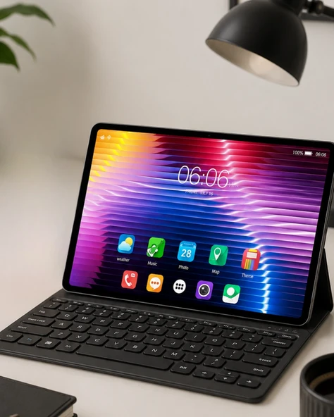 Çok Amaçlı Android Tablet Seti Klavye Kalem Koruyucu Aksesuarlı ürün görseli 1