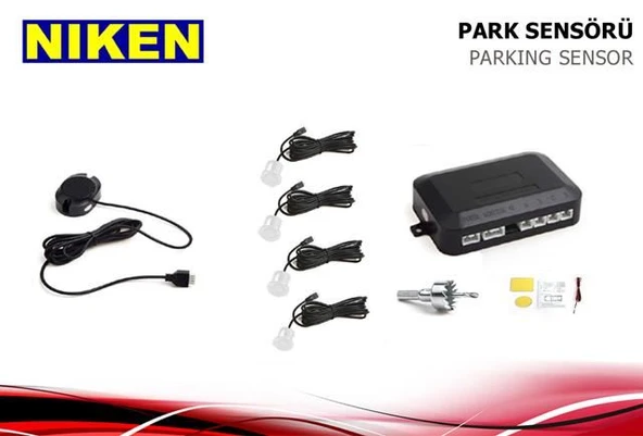 Unıversal Park Sensoru Ses İkazlı Beyaz - Niken 016 001 01 03 ürün görseli 1