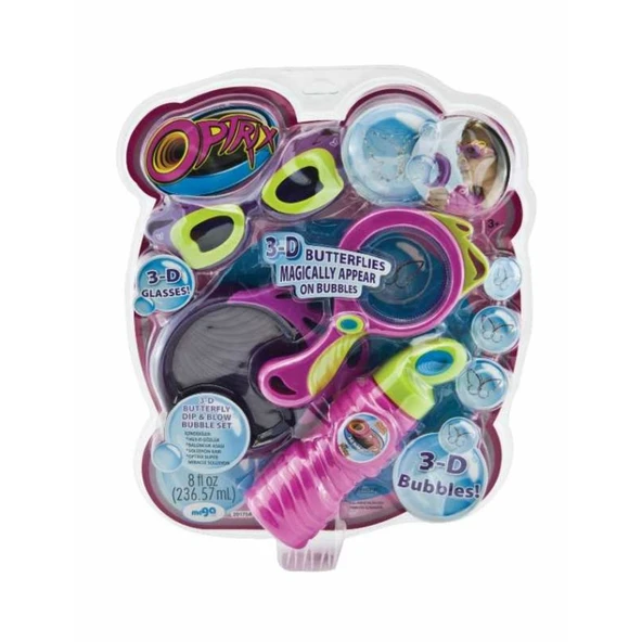 Optrix 3D Bubbles Set Kelebek Efektli 20175 D ürün görseli 1