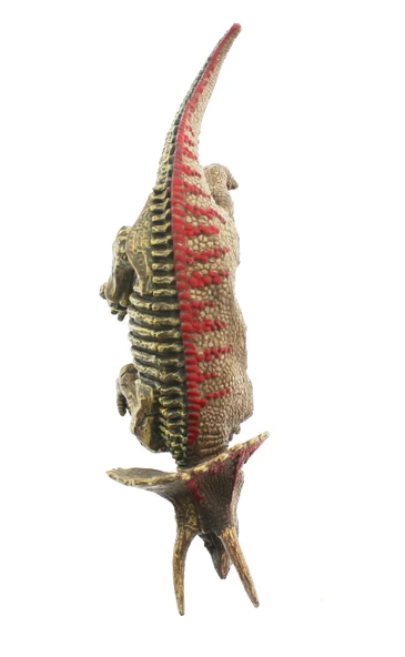 Sert Plastik Dinozor Figürü Triceratops - Resim 5