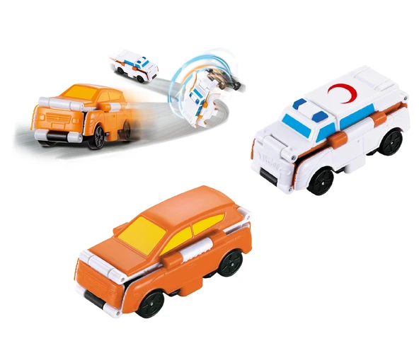 Transracers Dönüşen Arabalar Ambulans / Jip - Resim 2