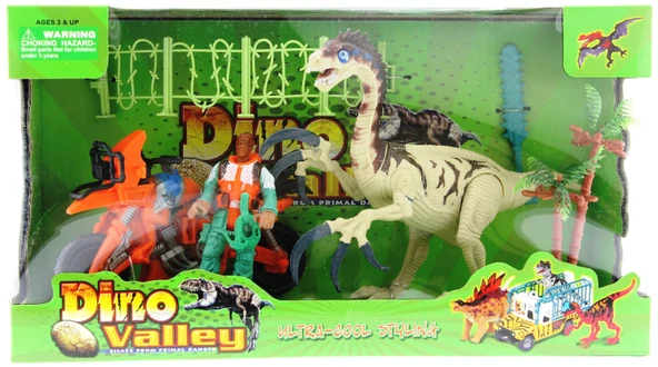 Dinozor Avcısı Motorlu  Oyun Seti - Resim 4