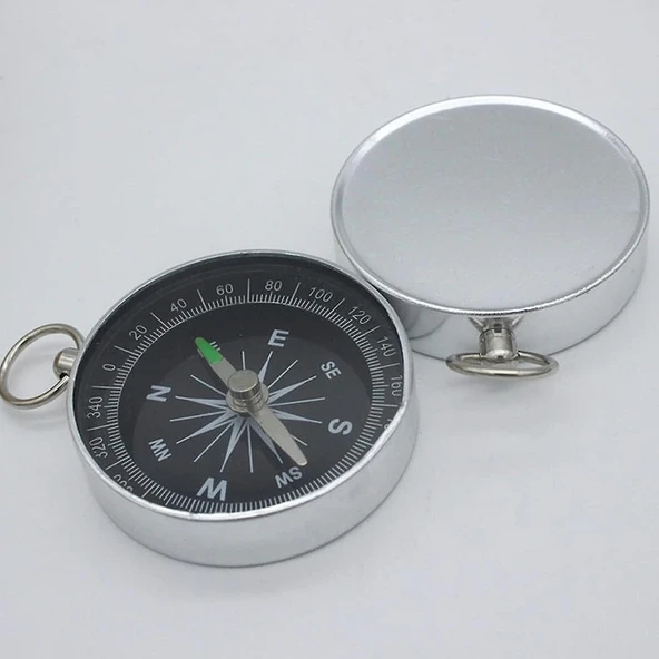 Mini Paslanmaz Alüminyum Pusula G442b - Resim 3