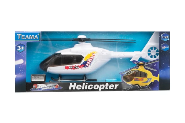 Kutulu Plastik Beyaz Helikopter ürün görseli 1