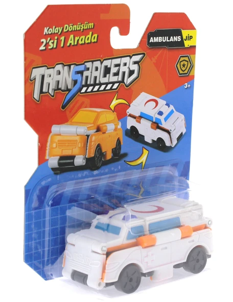Transracers Dönüşen Arabalar Ambulans / Jip ürün görseli 1
