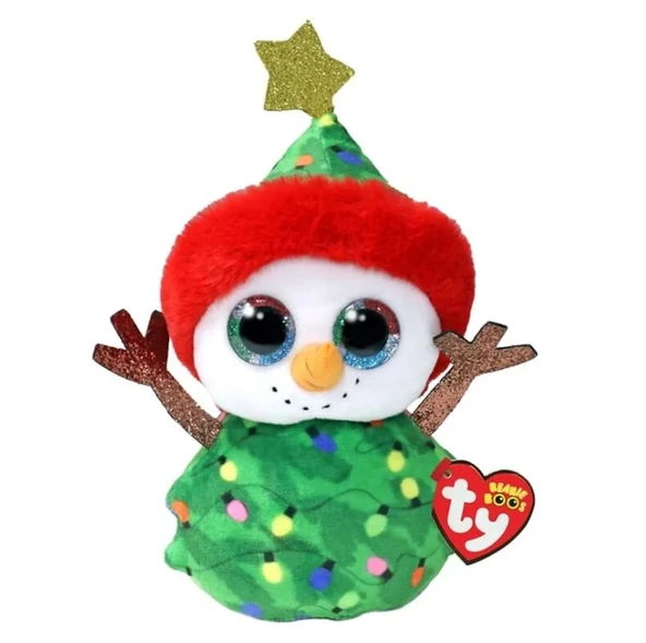 Ty Beanie Boos Peluş Yılbaşı Kardanadamı Garland 17 cm ürün görseli 1