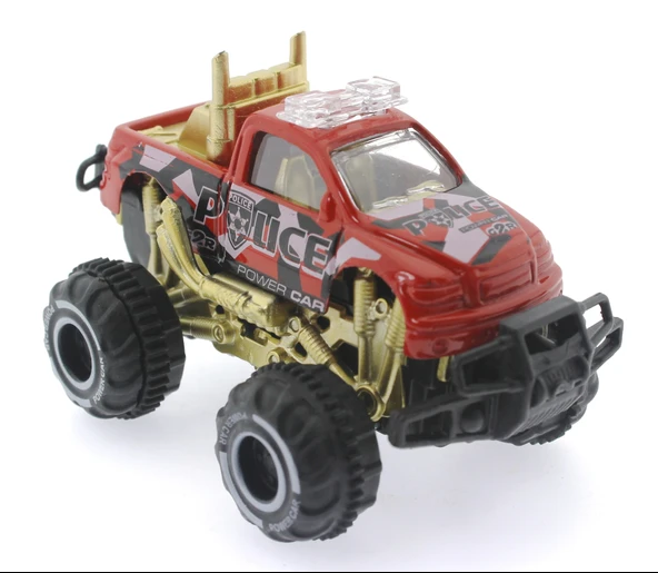 Çek Bırak Mini Off Road Kırmızı Polis Aracı ürün görseli 1