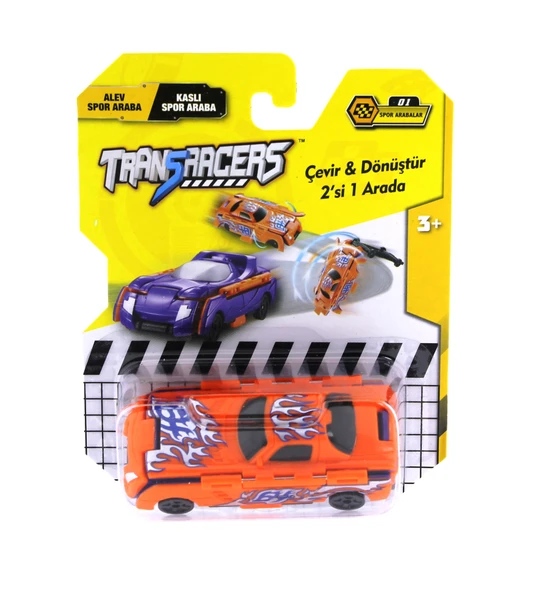 Transracers Dönüşen Araçlar Spor Arabalar Alev / Kaslı ürün görseli 1