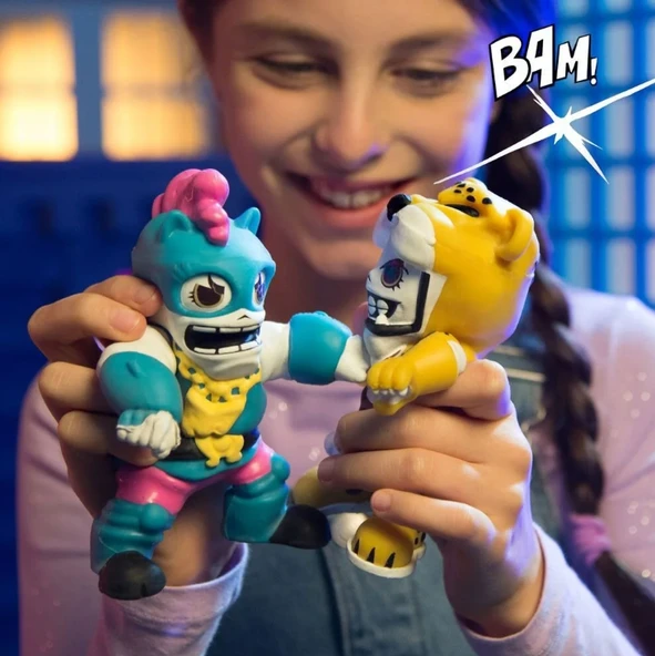 Maskeli Süper Strech Jaw Boy 8 Ses Efektli - Resim 5