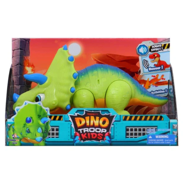Dino Troop Kits Sevimli Triceratops ürün görseli 1