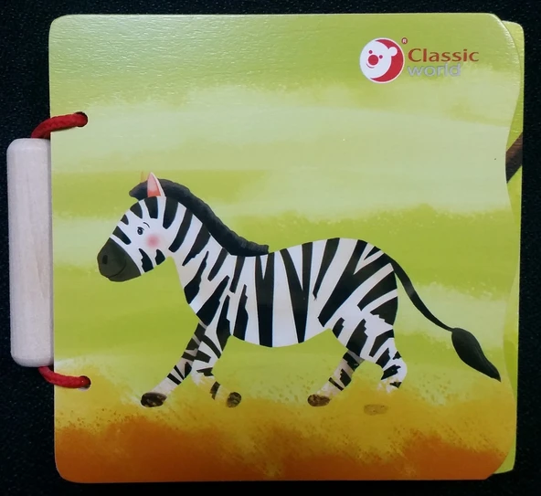 Classic World Ahşap Vahşi Hayvanlar Kitabım - Resim 3