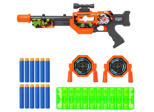 Fast Shots 12 li Desenli Dart Tabancası - Resim 3