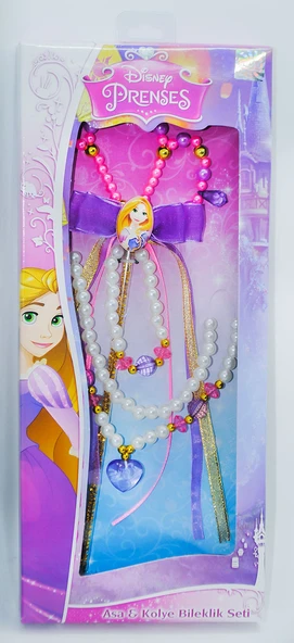 Disney Rapunzel Asa-Kolye-Bileklik Seti ürün görseli 1