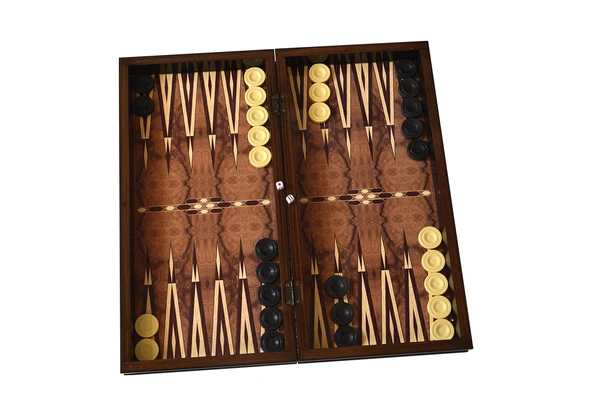 KS Games Master Elegance Tavla Elegance Motif - Resim 2