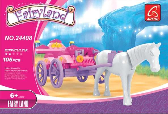Keyixing Fairyland  117 Parça Atlı Araba ürün görseli 1