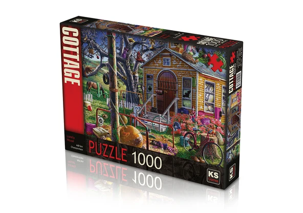KS Puzzle 1000 Parça Lonely House Yalnız Ev ürün görseli 1